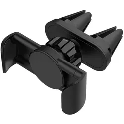 DLH Car Holder For Smartphone To Fix On A Ventilation Grille, Smartphone Halterung, Schwarz