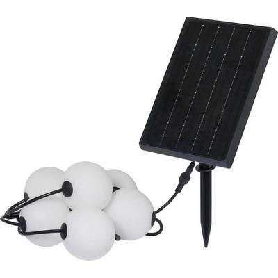 Sygonix SY-6662320 Solar-Lichterkette 2.4W Weiß, Schwarz