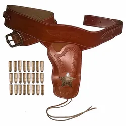 Revolvergürtel aus robusten Leder