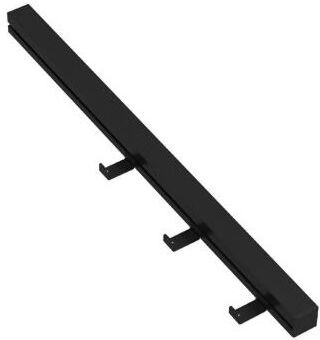 Hewi Waschtischprofil 950.13.0008DX mit drei Haken, 25x480mm, weiß tiefmatt