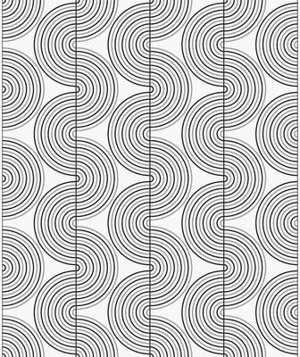 NextWall Zen Geo Peel and Stick Wallpaper