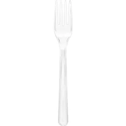 MONOUSO - Wiederverwendbare Gabel aus PS Transparent 18cm (800 Stück)