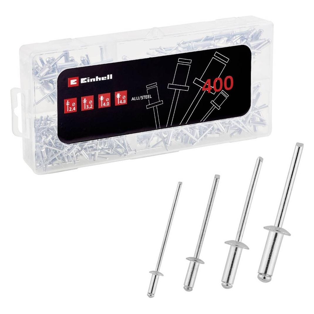 Einhell 461027 Blindniete Aluminium, Stahl Aluminium, Stahl Aluminium, Stahl (461027)