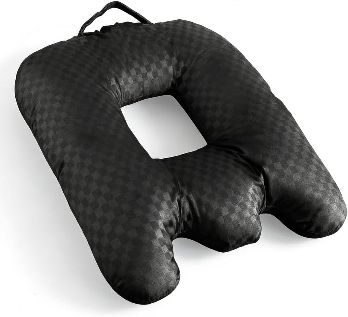 Ergonomisch Donutkussen Zwart - Comfortabel Zitkussen voor Volwassenen met Drukverlichtend Ontwerp