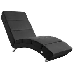 Casaria Relaxliege London Leinenoptik Anthrazit
