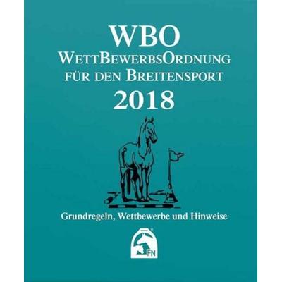 Wettbewerbsordnung für den Breitensport 2018 (WBO), Zubehör von , Fn Verlag, 978-3-88542-423-9