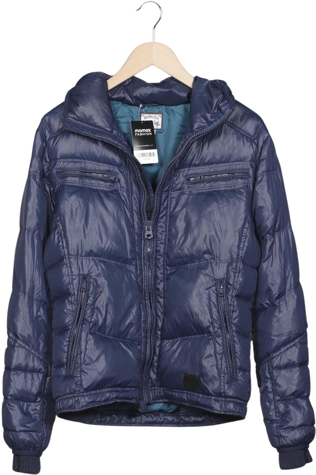 Diesel Damen Jacke, Marineblau, Gr. M, Synthetik / Daunen - Second Hand