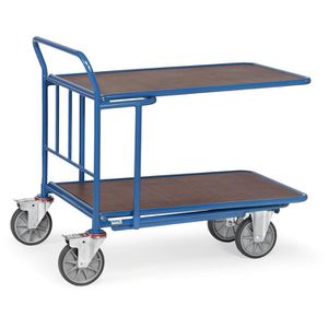 Fetra CC-Wagen 2970, mit Schiebebügel, 2 Etagen, Tragkraft 400kg, 850 x 500mm
