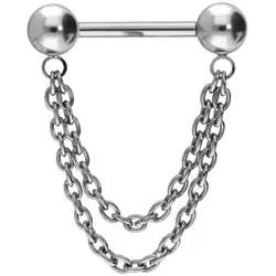 Titan Barbell mit Push Fit 2 KETTEN