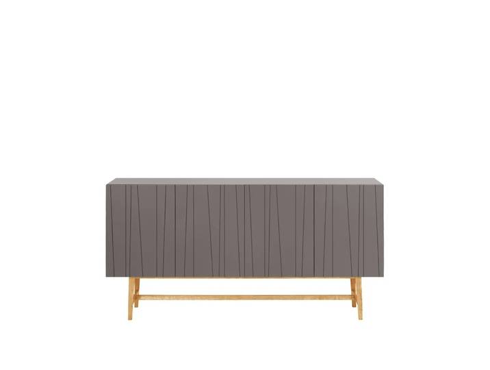 Asplund Table d appoint Vass 60 180 storm grey, chêne blanc p2 support'