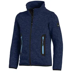 Kinder-Strickfleecejacke "MATS" KIDS - 158/164 - marine
