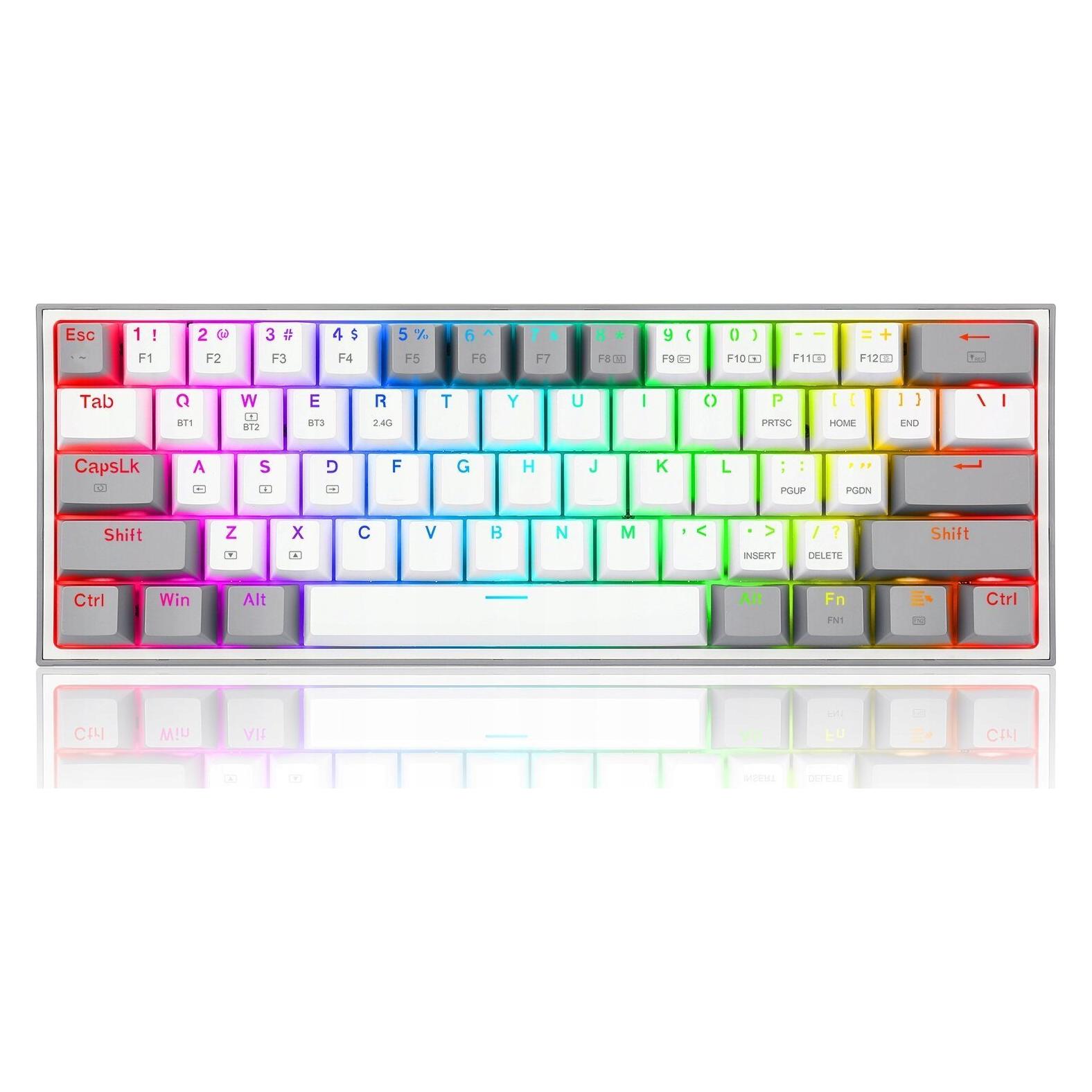 Redragon FIZZ PRO K616 (Eng. Int., Kabelgebunden, Kabellos) (RD-K616-RGB-WG)