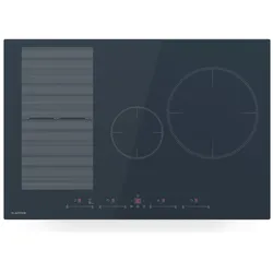 Klarstein Delicatessa 77 Flex Einbaukochfeld | 7500 W | Flexzone | Booster | Induktion Anthrazit