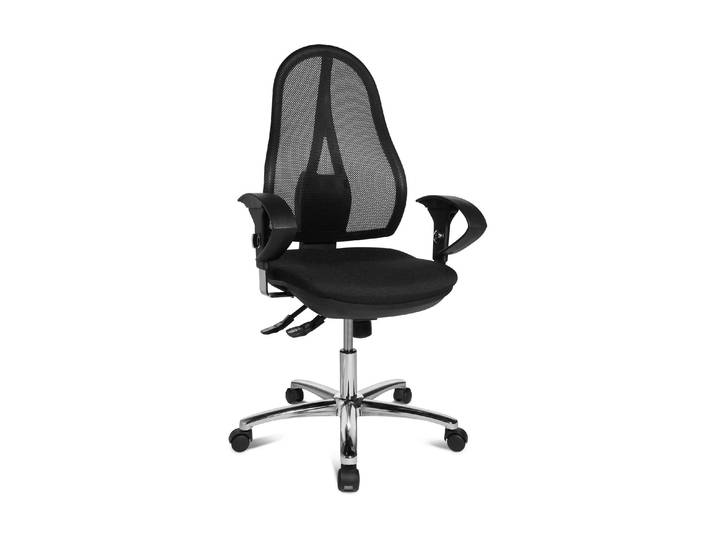 Schreibtischstuhl TOPSTAR Open Point Syncro Deluxe , schwarz, H:118cm, Metall, Stühle, Schreibtischstuhl