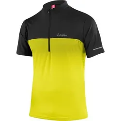 LÖFFLER Herren Radtrikot Flow HZ, Größe 54 in Gelb Gelb
