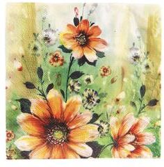 IH Casa Decor 20 Pack Luncheon 3 Ply Napkin Sunflower - Set of 6
