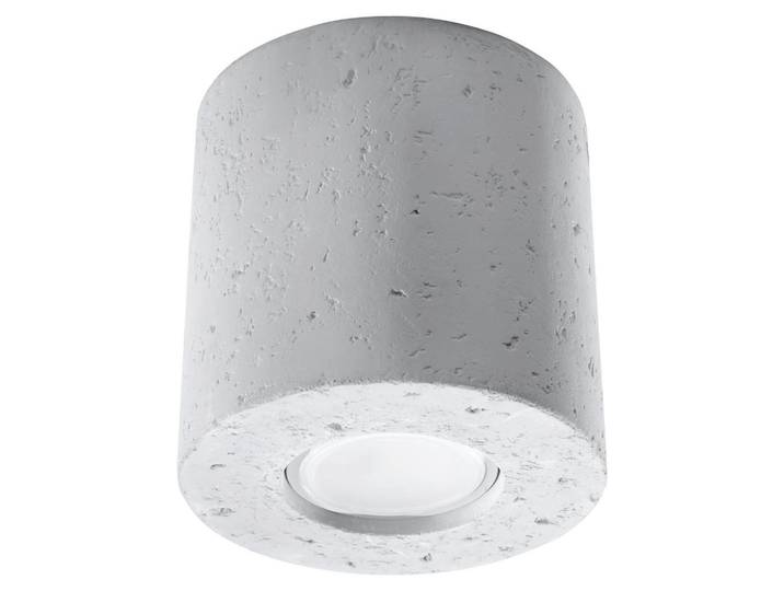 Aufbauleuchte Orbis, Hellgrau, Stein, 10x10x10 cm, ISO 9001, Touch (on/off), Lampen & Leuchten, Innenbeleuchtung, Spots & Strahler, Aufbauspots