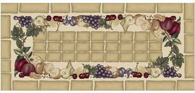 Mayberry Rug American Destination Fruitful Harvest Nylon Washable Accent Rug