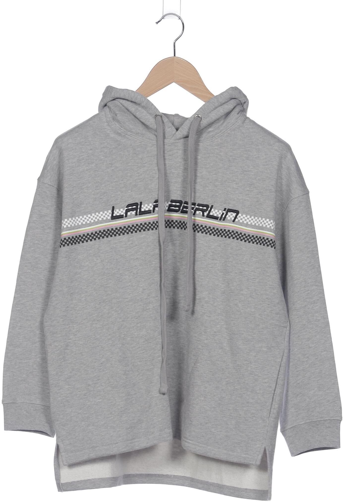 Lala Berlin Damen Kapuzenpullover, Grau, Gr. XS, Baumwolle - Second Hand
