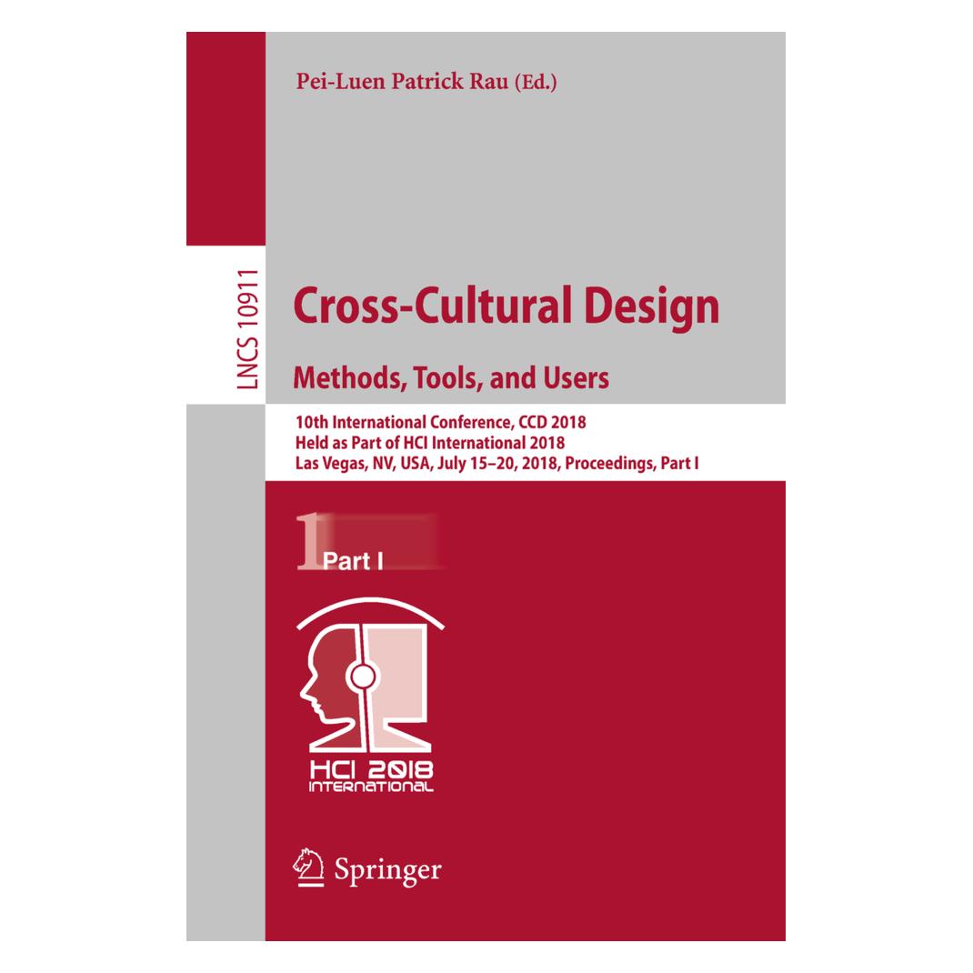 Springer Cross-Cultural Design. Methods, Tools, and Users (Englisch, Softcover, Pei-Luen Patrick Rau) (55984086)
