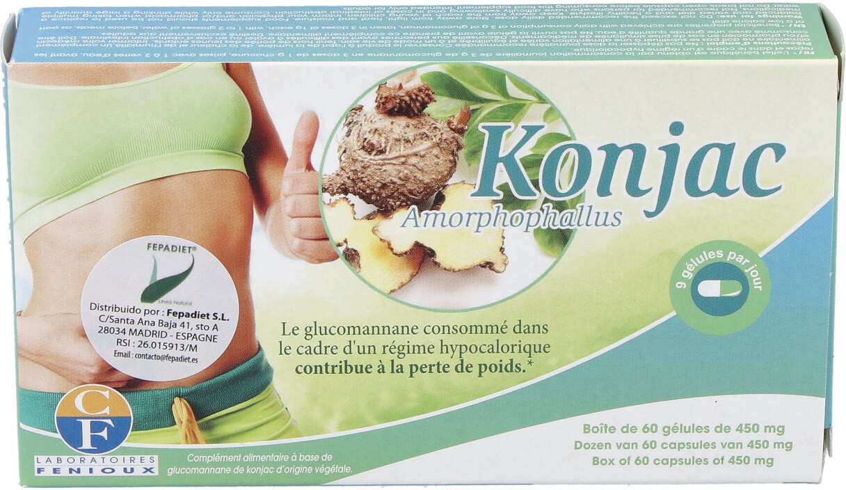 Fenioux Konjac 60 Capsules
