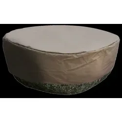 Gardenforma Wetterschutzhaube für Gasbrenner, aus Kanevas Textil, passend für Feuerstellen Dukono und Manchester braun