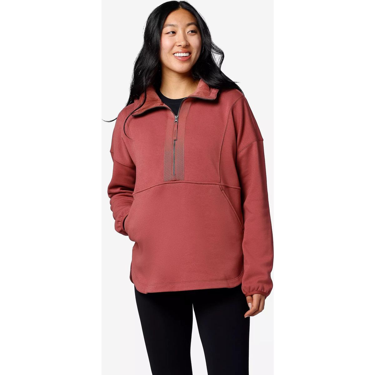 Marmot Wm's Hideaway Plush 1/2 Zip Hoody praline (42813) XS M17088-42813-XS