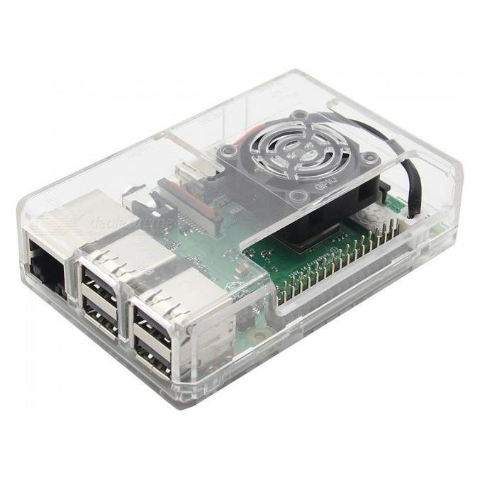 HutoPi Raspberry PI case with fan attachment (RA188)