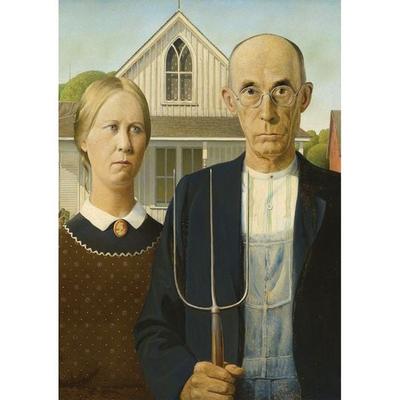 Wood - American Gothic - 1000 Teile Puzzle