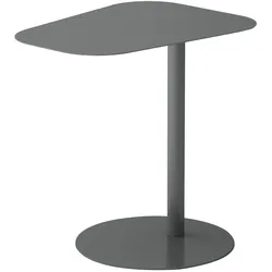 Helloshop26 - Beistelltisch aus Metall 50 x 50 x 38 cm mattgrau