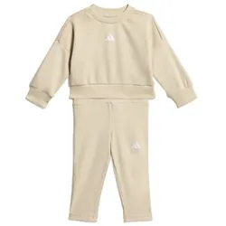 adidas Seasonal Sweat Trainingsset Kinder - beige/weiß - 86