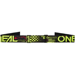 O Neal, Herren, Sportbrille, Kinder Brillen (Black, Neon Yellow - Radium Blue), Mehrfarbig, Blau, Gelb, Schwarz