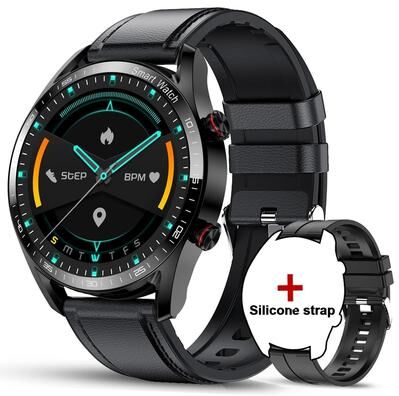 Uplift Essentials Business HD Full Screen Smartwatch black Belt