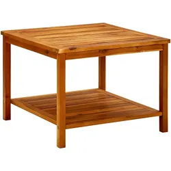vidaXL Couchtisch 60x60x45 cm Massivholz Akazie