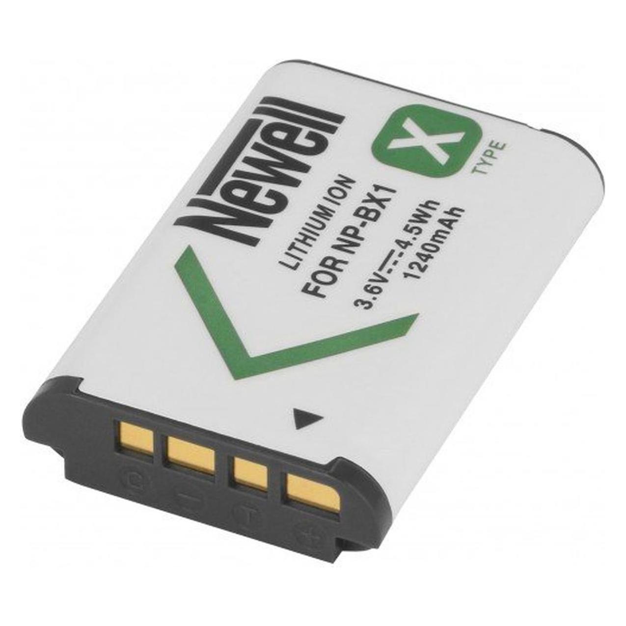 Newell Set aus DL-USB-C Zweikanal-Ladegerät und zwei NP-BX1-Akkus für Sony (Kamera Akku Ladegerät) (5907489646031)
