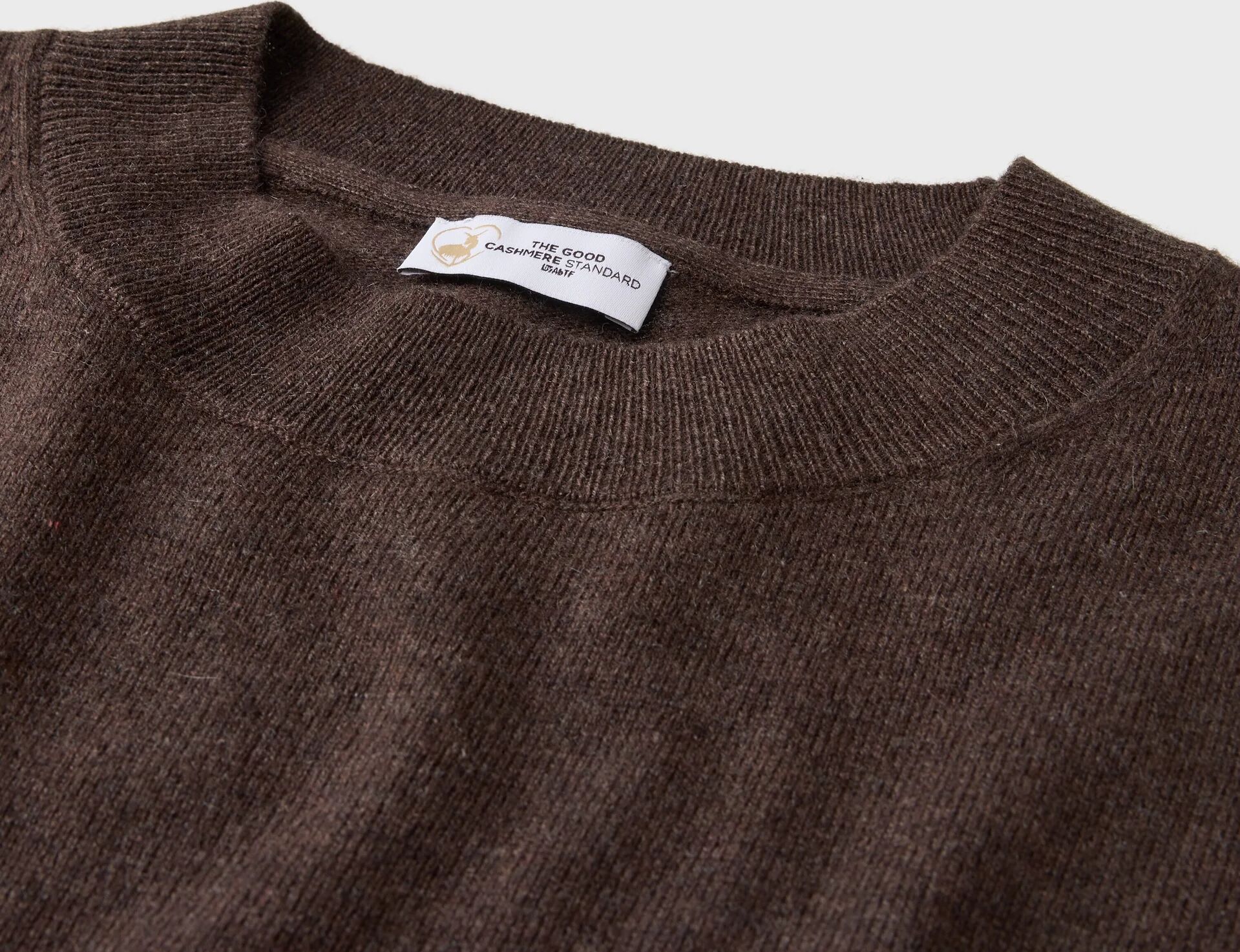Tchibo - Strickkleid mit Cashmere - Damen - Gr. XL - dunkelbraun