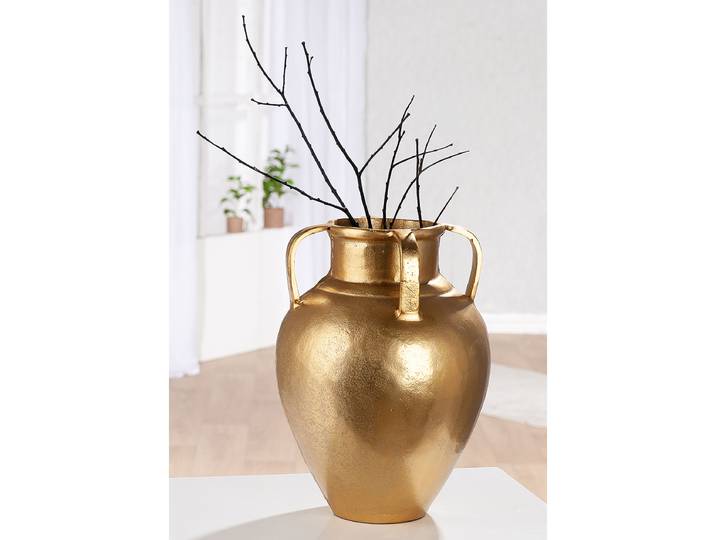 Vase Antigua rond Ø 25cm Doré/Doré