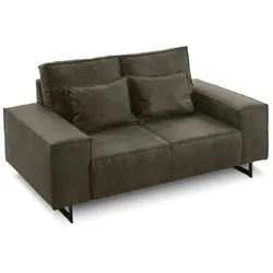 filippo Sofa Antwerp Mikrofaser Moos 2-Sitzer