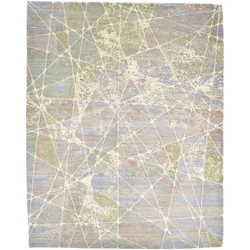 THEKO Nepalteppich Jabu Silk C3283 kamel multi 248 x 312 cm