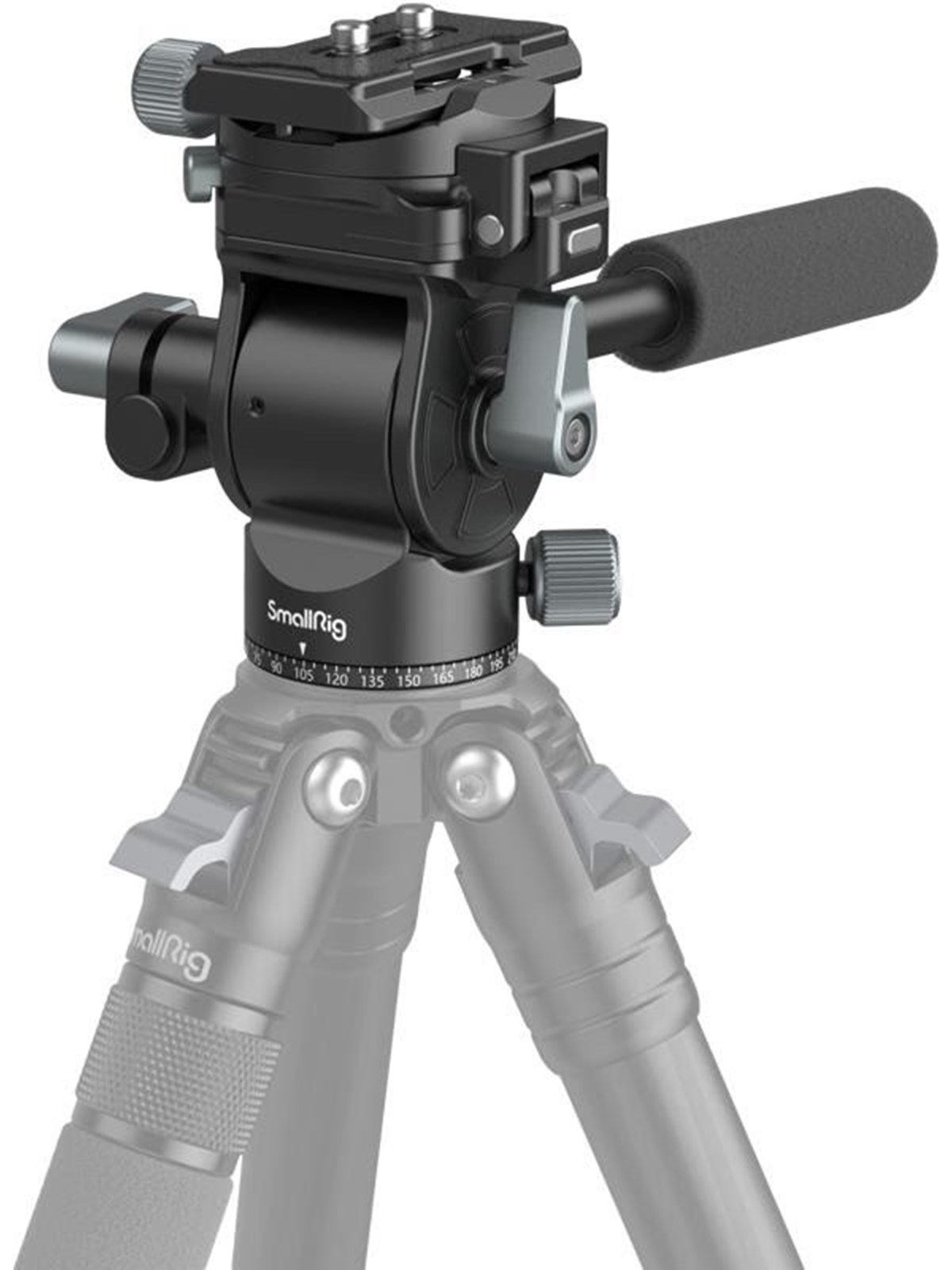 SmallRig 4104 Video Head with Mount Plate for Vertical Shooting