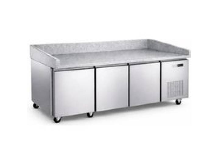 Table à pizza réfrigérée - Moteur droite - 3 portes - Plan granit - 580 L