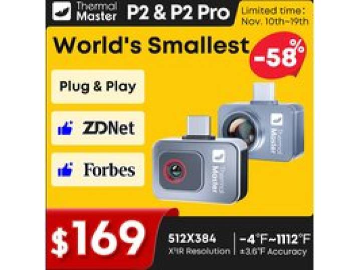1112 ℉ P2 Auto Diagnostiek Thermische Camera Machine Reparatie Inspectie HVAC Thuis Inspectie Waterlekkage Controle