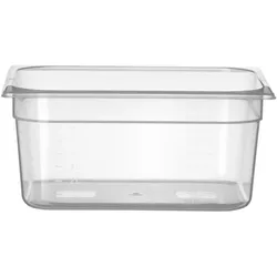 12x Gastronorm-Behälter 1/2,GN 1/2,8L,Transparent,325x265x(H)150mm