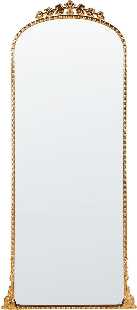 Rosdorf Park Ulises Arch Wall Overmantel Mirror Gold 114 cm H x 51 cm W