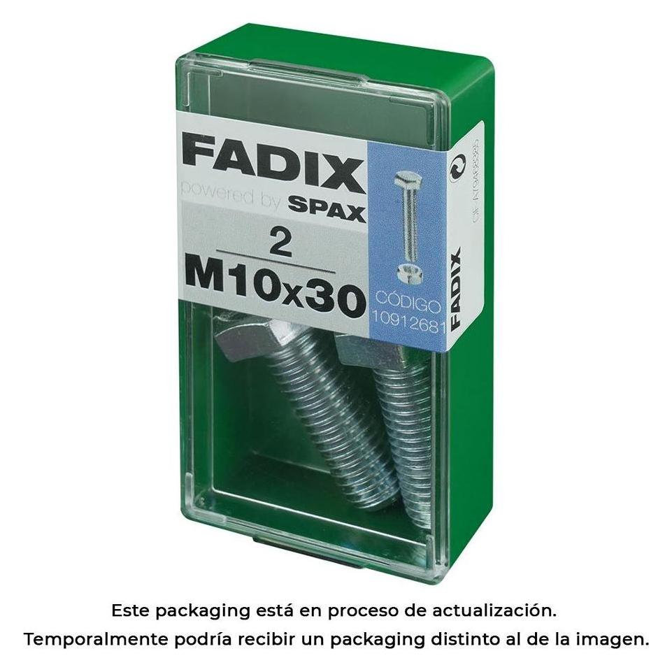 Fadix Box s 2 Stück. metrische Schraube cab hex+Zinkmutter m 10x30mm (M10) (49395374)