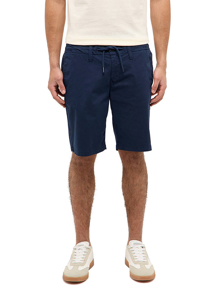 Mustang Chinoshorts "Portland" in Dunkelblau - W35