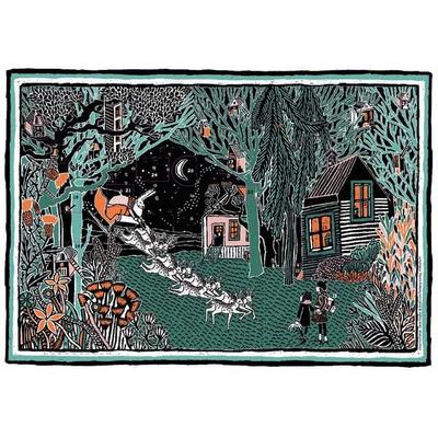 Winternacht im Wald Adventskalender