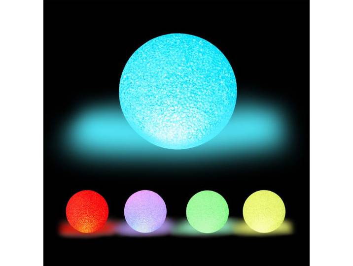 Relaxdays 10 x LED Kugelleuchte mit Farbwechsel