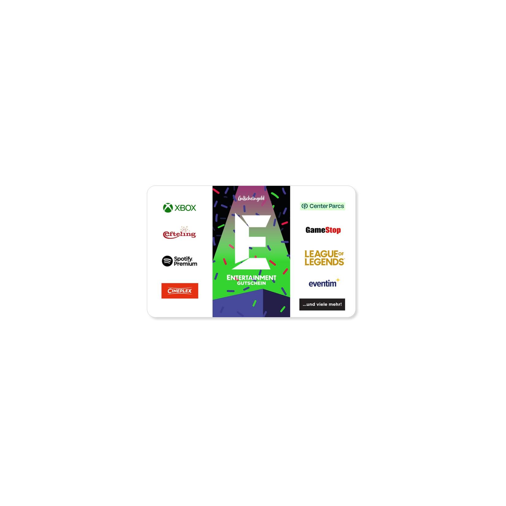 Gutscheingold ENTERTAINMENT Geschenkcode