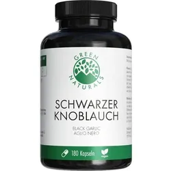 GREEN NATURALS schwarzer Knoblauch 750mg vegan Kps 180 St